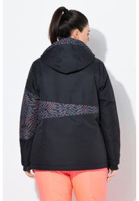 ULLA POPKEN - Damskie Kurtka performerska wodoodporna dwukierunkowy zamek błyskawiczny kaptur. Kolekcja: plus size. Kolor: czarny. Materiał: poliester. Sport: turystyka piesza #2