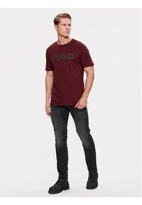 Hugo T-Shirt Dulivio 50467556 Czerwony Regular Fit. Kolor: czerwony. Materiał: bawełna #5