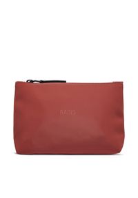 Rains Kosmetyczka Cosmetic Bag 15600 Koralowy. Kolor: pomarańczowy. Materiał: materiał