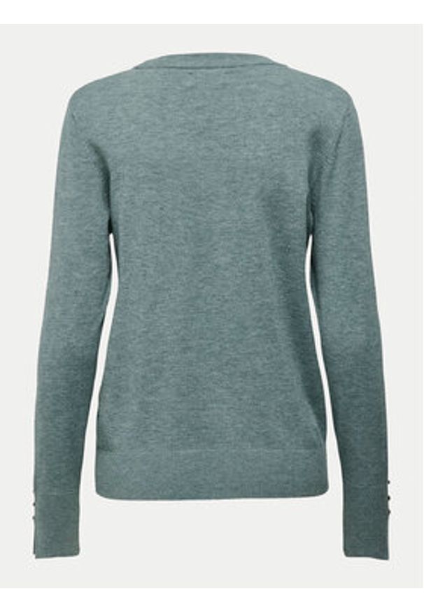 JDY Sweter Malou 15312026 Zielony Regular Fit. Kolor: zielony. Materiał: wiskoza, syntetyk