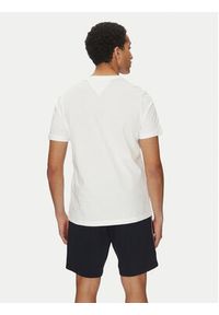 TOMMY HILFIGER - Tommy Hilfiger T-Shirt Flag Box MW0MW38636 Biały Regular Fit. Kolor: biały. Materiał: bawełna #3