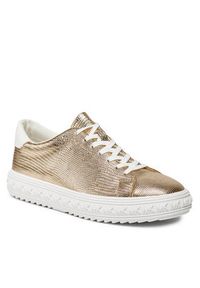 MICHAEL Michael Kors Sneakersy Grove Lace Up 43R4GVFS1M Złoty. Kolor: złoty. Materiał: skóra #3