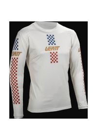 Koszulka rowerowa LEATT Jersey MTB Enduro 4.0. Kolor: biały. Materiał: jersey. Sport: kolarstwo