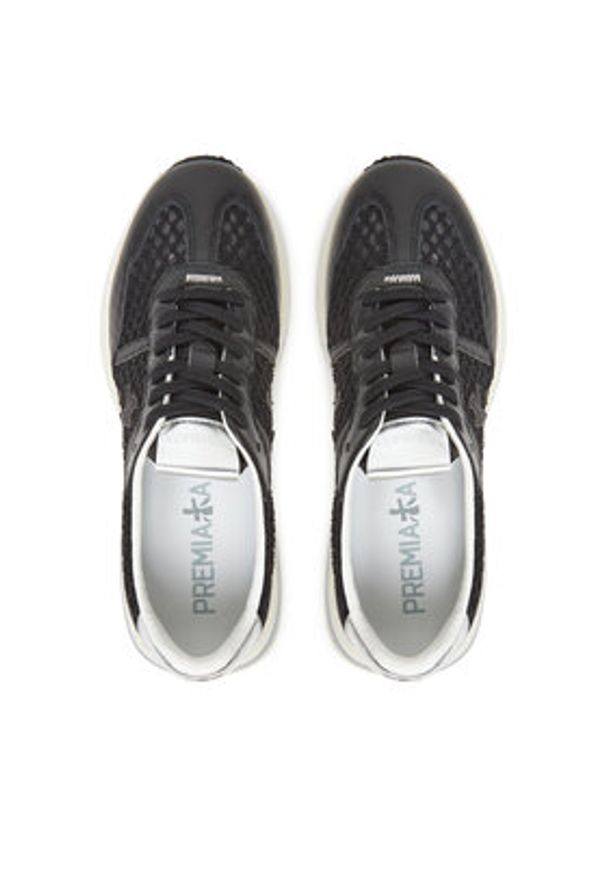 Premiata Sneakersy Cassie 7389 Czarny. Kolor: czarny. Materiał: skóra