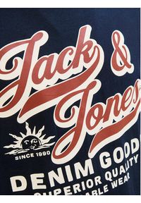 Jack & Jones - Jack&Jones T-Shirt Logo 12279535 Granatowy Standard Fit. Kolor: niebieski. Materiał: bawełna #7
