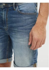 Blend Szorty jeansowe 20713326 Niebieski Slim Fit. Kolor: niebieski. Materiał: bawełna