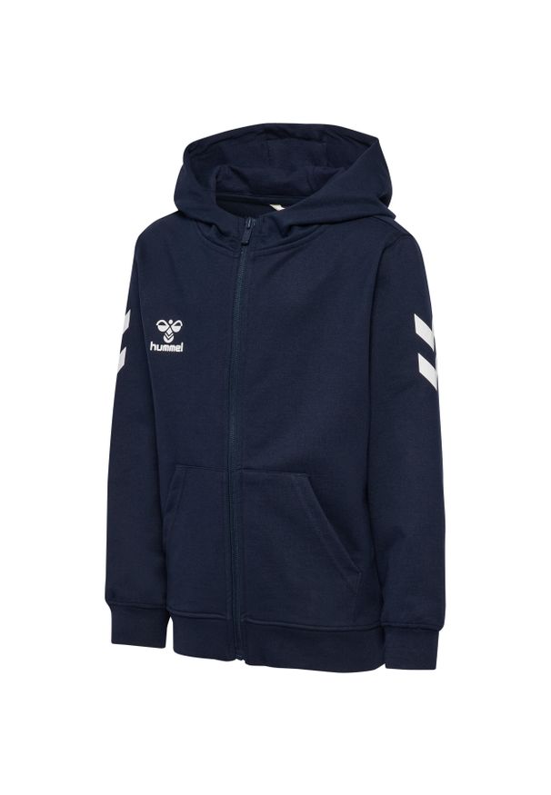 Dziecięca bluza z kapturem zapinana na zamek Hummel 2.0 Chevron. Typ kołnierza: kaptur. Kolor: niebieski