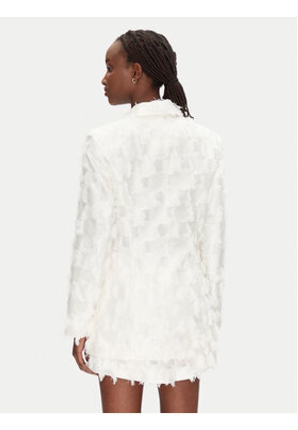 Bruuns Bazaar Marynarka Fuksa BBW4564 Biały Regular Fit. Kolor: biały. Materiał: wiskoza