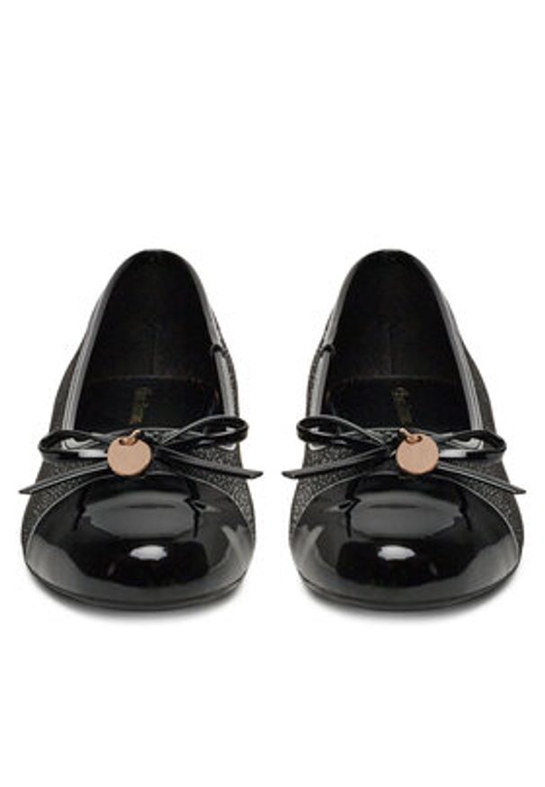 Clara Barson Baleriny WYL3652-3 Czarny. Kolor: czarny. Materiał: syntetyk, materiał