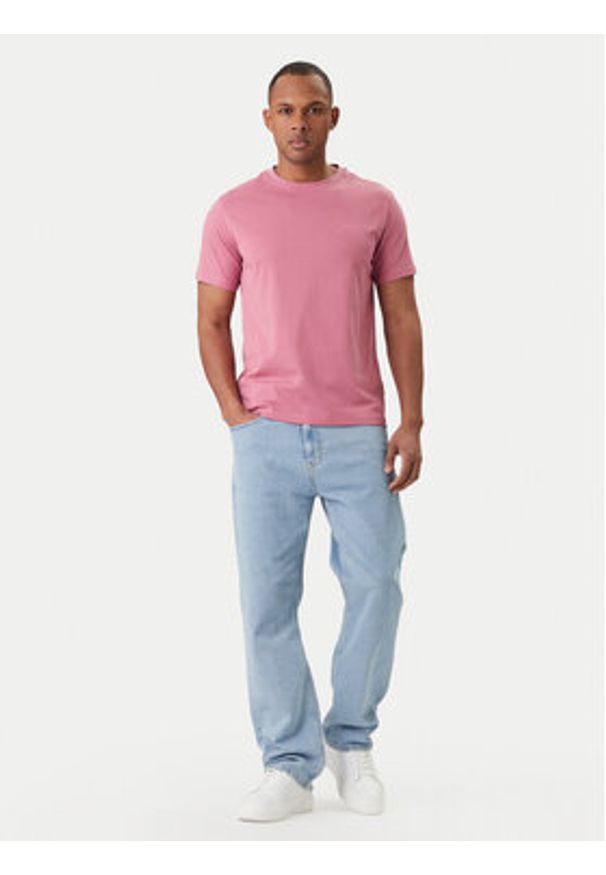 JOOP! Jeans T-Shirt Alphis 30045926 Różowy Modern Fit. Kolor: różowy. Materiał: bawełna
