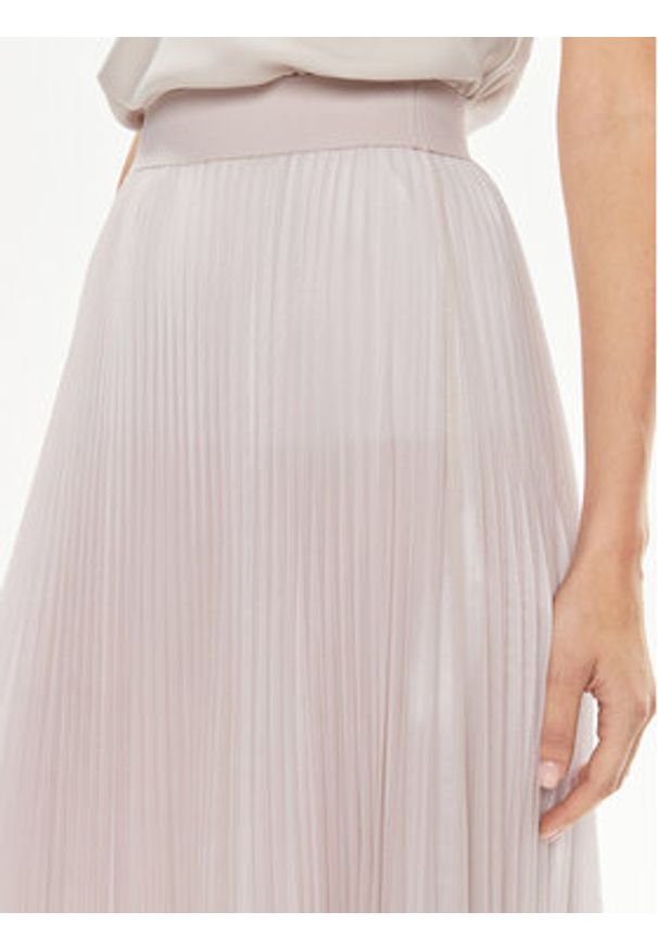 Imperial Spódnica plisowana GHK7HQCP Écru Regular Fit. Materiał: syntetyk
