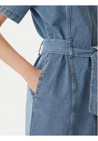 Calvin Klein Jeans Sukienka jeansowa LV047G738G Niebieski Slim Fit. Kolor: niebieski. Materiał: bawełna #4