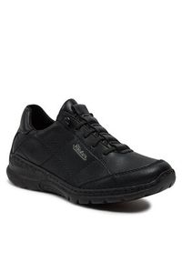 Rieker Sneakersy N4268-00 Czarny. Kolor: czarny. Materiał: skóra