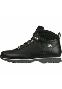 Buty trekkingowe męskie Helly Hansen Calgary Jet Black 991. Zapięcie: sznurówki. Kolor: niebieski, czarny. Materiał: skóra. Szerokość cholewki: normalna