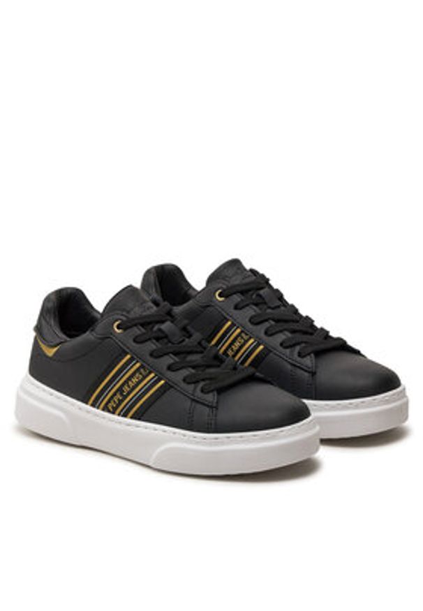 Pepe Jeans Sneakersy PLS00020 Czarny. Kolor: czarny. Materiał: skóra