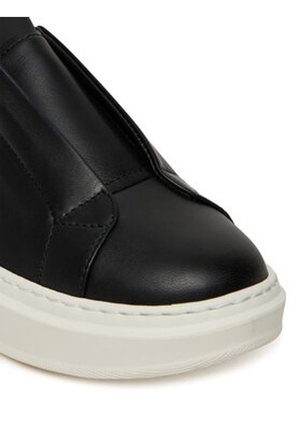 Alexander Smith Sneakersy Wembley Slip-On-ASBCWLW Czarny. Zapięcie: bez zapięcia. Kolor: czarny. Materiał: skóra