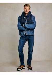 Big-Star - Jeansy męskie z prostą nogawką granatowe Ronald 315. Stan: obniżony. Kolor: niebieski. Styl: klasyczny #4