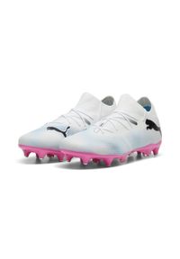 Buty piłkarskie męskie Puma Future 7 Match Mxsg. Kolor: biały. Materiał: tkanina, materiał, syntetyk. Sport: piłka nożna