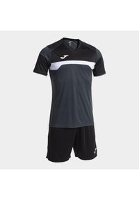 Zestaw sportowy Joma Danubio III unisex antracyt-czarny XS. Kolor: wielokolorowy, czarny, szary, brązowy. Materiał: dresówka. Sport: piłka nożna