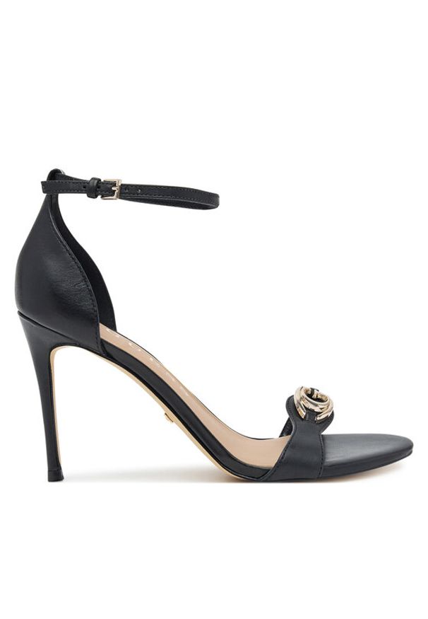 Guess Sandały FLTKAB LEA03 Czarny. Kolor: czarny. Materiał: skóra