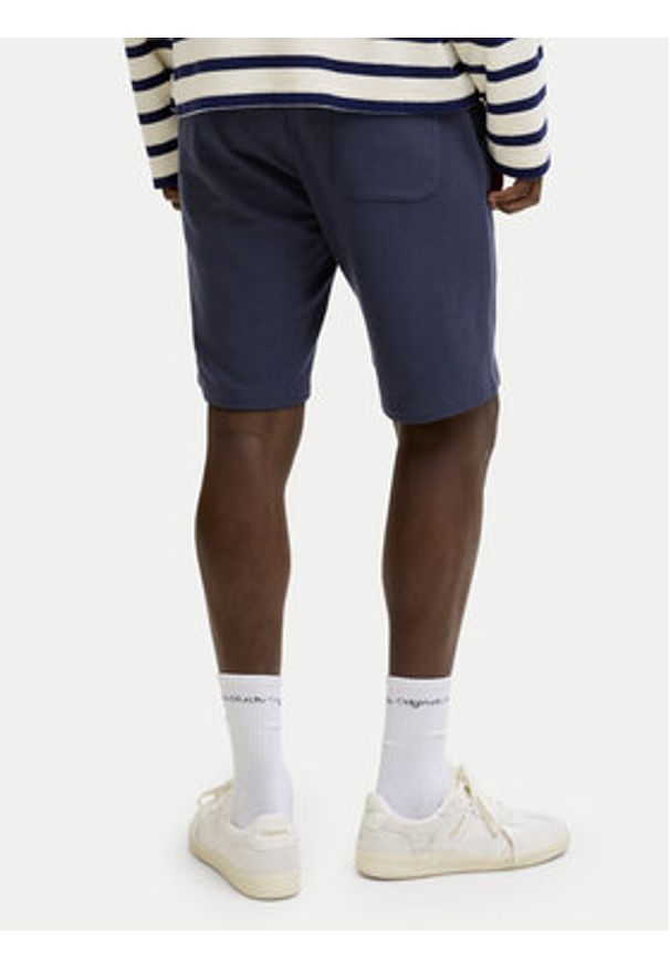 Jack & Jones Szorty sportowe Gordon Brandon 12292136 Granatowy Regular Fit. Kolor: niebieski. Materiał: bawełna. Styl: sportowy
