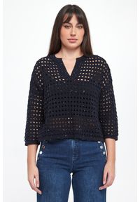 Joseph Ribkoff - Sweter damski ażurowy JOSEPH RIBKOFF. Wzór: ażurowy #5