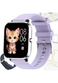 Zegarek Komunijny SMARTWATCH Rubicon RNCE79 rozmowy / fiolet + granat. Rodzaj zegarka: smartwatch