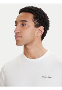 Calvin Klein T-Shirt Micro Logo LV04LC255G Biały Regular Fit. Kolor: biały. Materiał: bawełna #4
