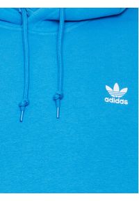 Adidas - adidas Bluza adicolor Essentials Trefoil HK0098 Niebieski Regular Fit. Kolor: niebieski. Materiał: bawełna #4