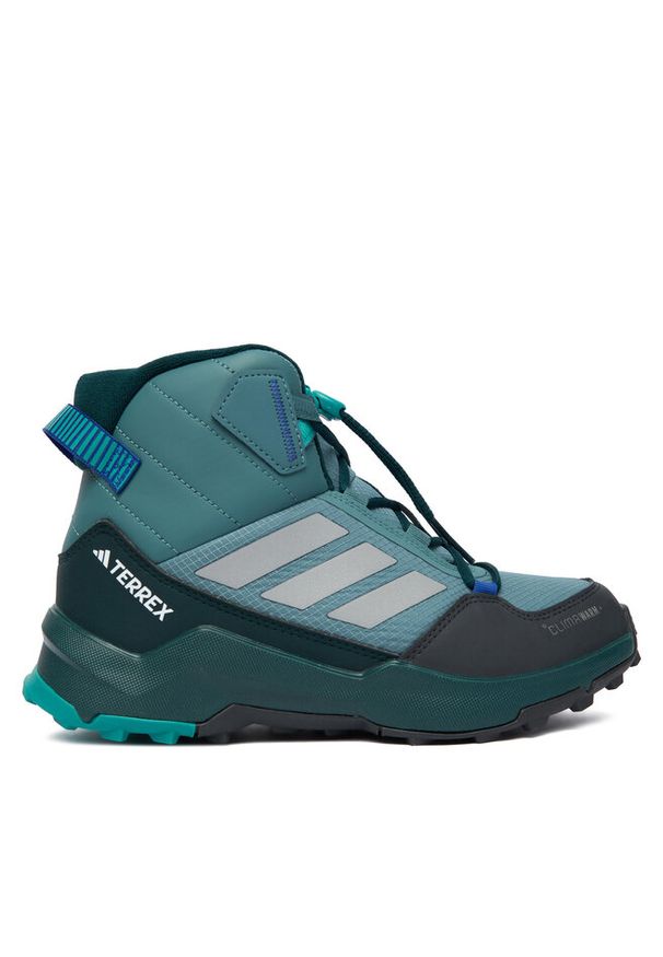 Adidas - Trekkingi adidas. Kolor: zielony. Technologia: ClimaWarm (Adidas). Model: Adidas Terrex. Sport: turystyka piesza