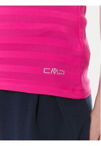 CMP Koszulka techniczna 31T7666 Różowy Regular Fit. Kolor: różowy. Materiał: syntetyk