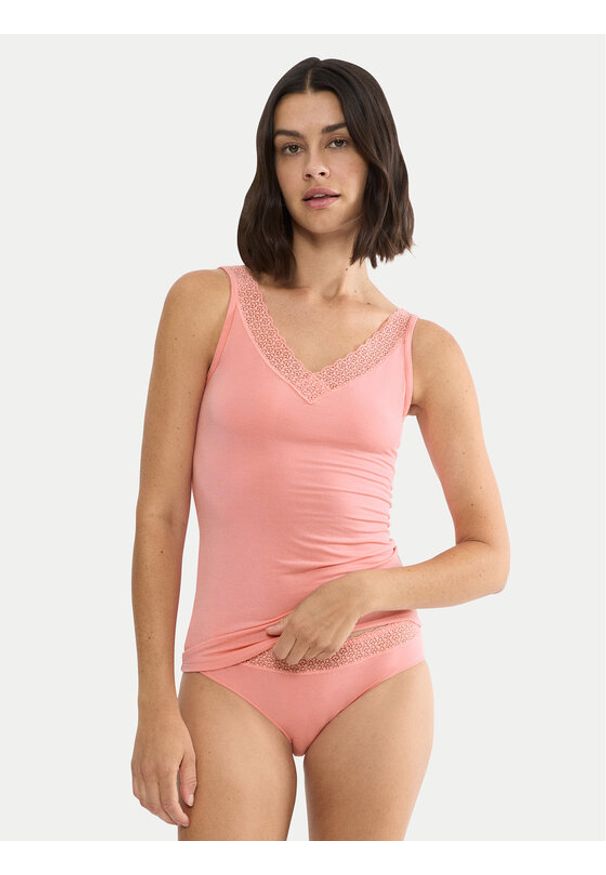 Triumph Top Feel Of Modal 10221637 Różowy Slim Fit. Kolor: różowy