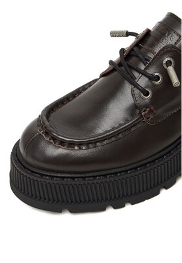 G-Star RAW - G-Star Raw Półbuty EO-ELIF-9010-25 Brązowy. Kolor: brązowy. Materiał: skóra