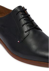 TOMMY HILFIGER - Tommy Hilfiger Półbuty Hilfiger Leather Dress Shoe FM0FM05777 Czarny. Kolor: czarny. Materiał: skóra #3