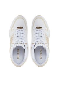 Guess Sneakersy FLJKOY ELE12 Biały. Kolor: biały. Materiał: skóra