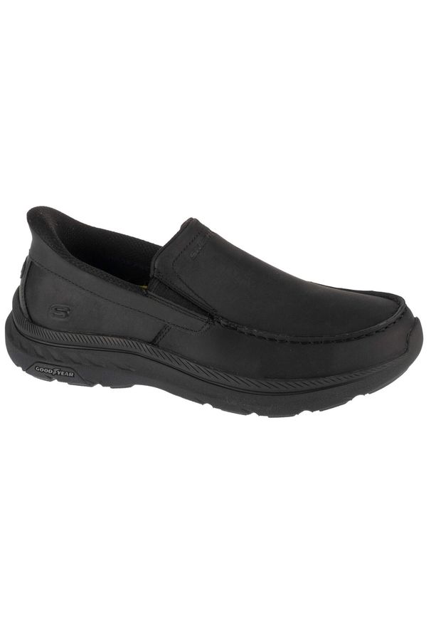skechers - Buty sportowe Sneakersy męskie, Slip-Ins: Pollard - Osgood. Kolor: czarny. Sport: turystyka piesza