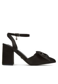 DeeZee Sandały HTA917-2 Czarny. Kolor: czarny. Materiał: materiał