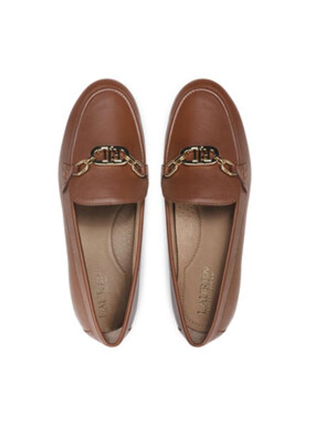 Lauren Ralph Lauren - LAUREN RALPH LAUREN Lordsy Averi 802834983002 Brązowy. Kolor: brązowy. Materiał: skóra