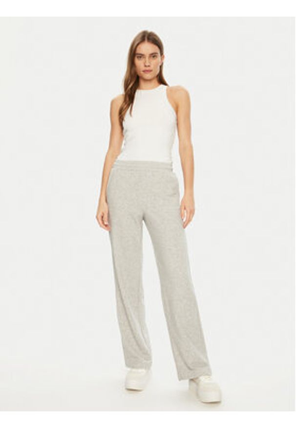 JJXX Spodnie dresowe Alfa 12226250 Szary Wide Leg. Kolor: szary. Materiał: bawełna