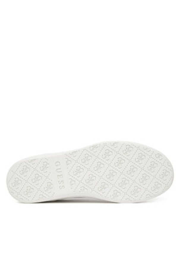 Guess Sneakersy FLPNAM ELE12 Biały. Kolor: biały. Materiał: skóra