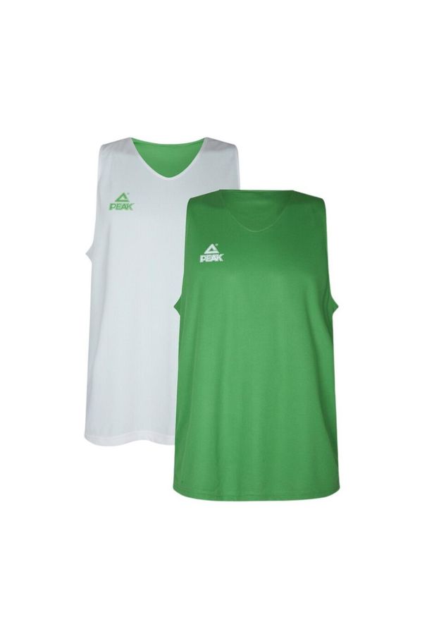 PEAK - Odwracalny dżersej Peak new. Kolor: zielony, biały, wielokolorowy. Materiał: jersey. Sport: koszykówka