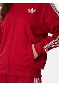 Adidas - adidas Bluza Pinstripe Firebrid Loose Tracktop KS9984 Czerwony Regular Fit. Kolor: czerwony. Materiał: syntetyk #4