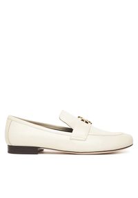 Tory Burch Loafersy Eleanor Loafer 158204 Écru. Materiał: skóra #1