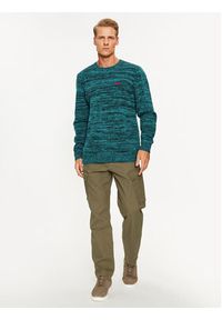 Levi's® Sweter Original Housemark A4320-0006 Zielony Standard Fit. Kolor: zielony. Materiał: syntetyk