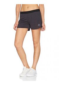 Spodenki damskie do biegania Adidas Corechill Short Climachill szare. Kolor: szary