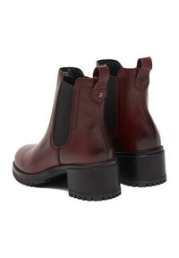Lasocki Botki CEO-WI23-TR24-02 Bordowy. Kolor: czerwony. Materiał: skóra #4