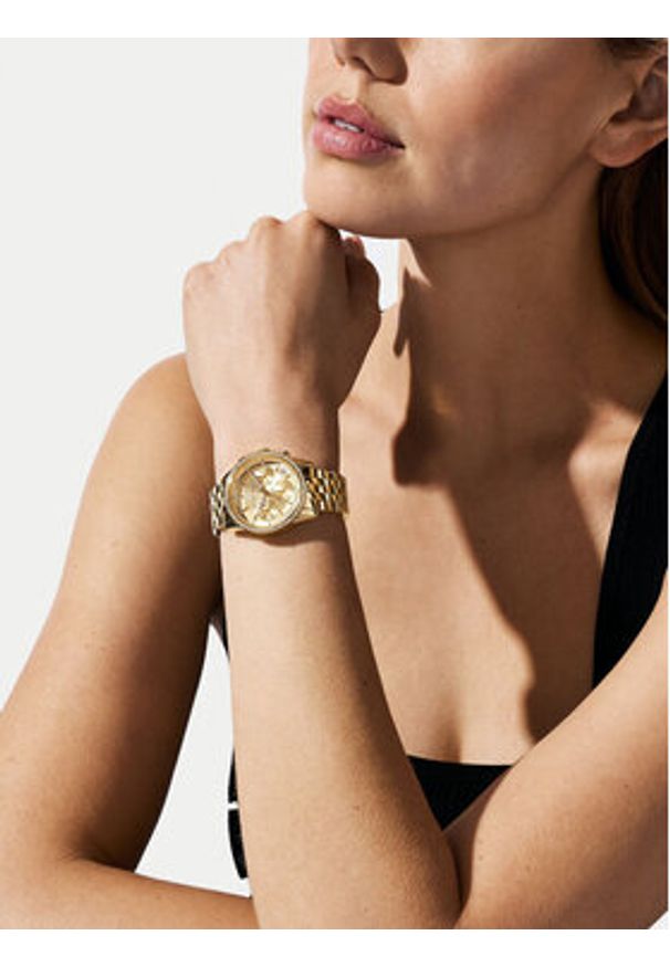 Michael Kors Zegarek Ritz MK7530 Złoty. Kolor: złoty