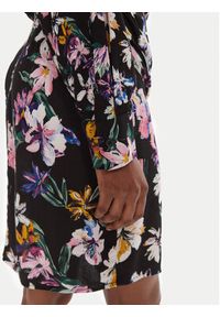 Desigual Sukienka codzienna Flor Acrilica 25WWVW09 Czarny Regular Fit. Okazja: na co dzień. Kolor: czarny. Materiał: wiskoza. Typ sukienki: proste. Styl: casual