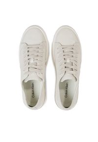 Calvin Klein Sneakersy Low Top Lace Up HM0HM01177 Biały. Kolor: biały #3