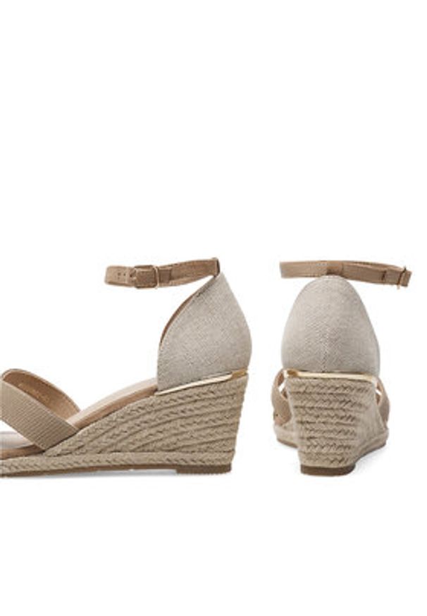 Clara Barson Espadryle WSS20802-03 Beżowy. Kolor: beżowy. Materiał: materiał